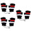 3 Pairs USB Heated Woolen Winter Half Finger Gloves 7