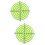 2Pcs Round Golf Ball Marker With Bubble Level For Putting Aid 9