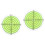 2Pcs Round Golf Ball Marker With Bubble Level For Putting Aid 6