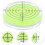 2Pcs Round Golf Ball Marker With Bubble Level For Putting Aid 11