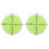 2Pcs Round Golf Ball Marker With Bubble Level For Putting Aid 4