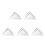 10 Pcs Foosball Table Corner Protectors Triangle Edge Guards Plastic 7
