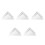 10 Pcs Foosball Table Corner Protectors Triangle Edge Guards Plastic 10