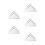 10 Pcs Foosball Table Corner Protectors Triangle Edge Guards Plastic 9