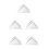 10 Pcs Foosball Table Corner Protectors Triangle Edge Guards Plastic 6