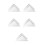 10 Pcs Foosball Table Corner Protectors Triangle Edge Guards Plastic 8