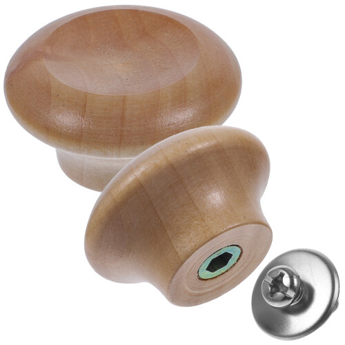 4 Pcs Replaceable Wood Lid Knobs For Pots And Pans 2