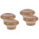 4 Pcs Replaceable Wood Lid Knobs For Pots And Pans 6