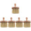 5Pcs Guitar String Cleaner With Wooden Handle Brush 7