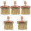 5Pcs Guitar String Cleaner With Wooden Handle Brush 5
