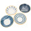 8 Pcs Ceramic Sauce Dishes Japanese Style Assorted Color 3