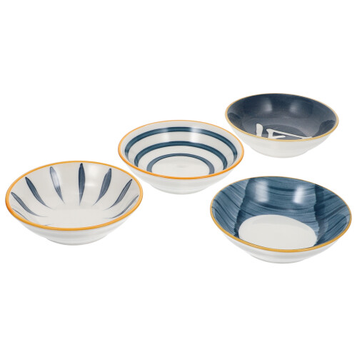 8 Pcs Ceramic Sauce Dishes Japanese Style Assorted Color 1