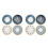 8 Pcs Ceramic Sauce Dishes Japanese Style Assorted Color 5