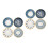 8 Pcs Ceramic Sauce Dishes Japanese Style Assorted Color 4