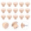 40 Pcs Round Head Wooden Drawer Knobs Modern Style 8