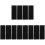 12 Pcs Ceiling Fan Filters Activated Carbon Cotton 4