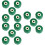 15 Pcs Self Adhesive Stretchable Moistureproof Grafting Tape Green 2Cm 7
