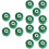 15 Pcs Self Adhesive Stretchable Moistureproof Grafting Tape Green 2Cm 6