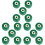 15 Pcs Self Adhesive Stretchable Moistureproof Grafting Tape Green 2Cm 2