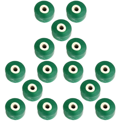 15 Pcs Self Adhesive Stretchable Moistureproof Grafting Tape Green 2Cm 1