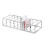 3Pcs 8-Grid Transparent Cosmetic Organizer For Eyeshadow And Makeup 10