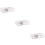 3Pcs 8-Grid Transparent Cosmetic Organizer For Eyeshadow And Makeup 9