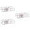 3Pcs 8-Grid Transparent Cosmetic Organizer For Eyeshadow And Makeup 7