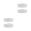 4 Rolls Home Office Tag Stickers Blank Classification Labels 4