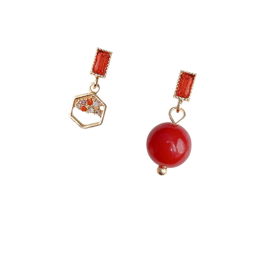 Photos - Earrings 2 Pairs Vintage  For Women Elegant Dangler