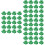 3 Sets 20 Pcs St Patrick's Day Patches Sequin Green 6