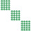3 Sets 20 Pcs St Patrick's Day Patches Sequin Green 9