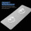 40 Pcs Shower Organizer Adhesive Hooks Heavy Duty Sticky For Kitchen 8
