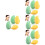 16 Pcs Makeup Sponges Mango Shaped Foundation For Women 6