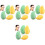 16 Pcs Makeup Sponges Mango Shaped Foundation For Women 3