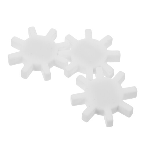 9 Pcs PTFE Magnetic Stirrer Bars Gear Shape Lab Mixing Accessories 1