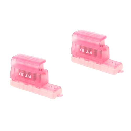 2Pcs Plastic 5-Hole Binder Paper Punch Tool For Office And Craft 1