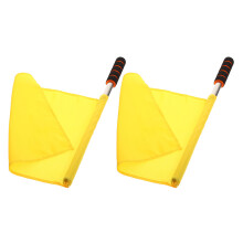 6 Pcs Handheld Traffic Signal Flags For Racing, Railway, Volleyball