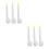 6 Pcs Egg Whisks Multi Function Beaters Tongs Clips For Blending 10
