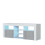 Creative Furniture Pulse TV Unit 145cm LED  - White & Grey Gloss Doors 5
