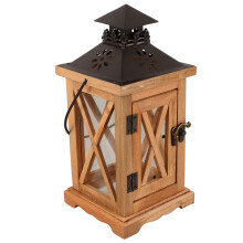 2Pcs Rustic Hanging Candle Lantern Farmhouse Holder Party Centerpiece