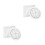 2 Sets Weaving Cord Disc Disk Braided String Woven Disks Tool 10