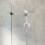 2Pcs Shower Head Holder Bathroom Handheld Bracket Removable Wall Mount 6