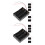 12 Pcs Wired 3 X 3.7V AA Battery Holder Plastic Storage Case 3