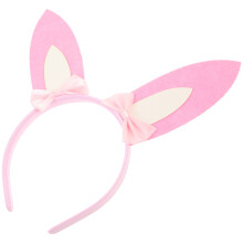 2Pcs Easter Bunny Ear Headband Hair Hoop Rabbit Hairband Ornament