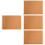 4 Sets Reusable Cork Board Small Message Display Bulletin Board 8