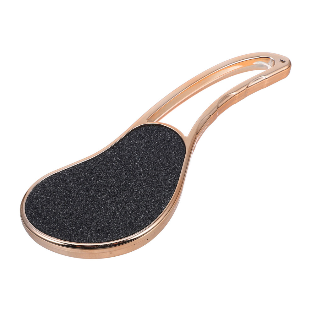 Ohphcall 3Pcs Foot Polishing File With Long Handle For Removal Golden