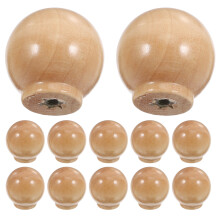 60 Pcs Wooden Dresser Knobs Modern Drawer Pulls For Cabinets And Doors
