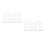 4 Pcs Adjustable Sprinkler Cage Guard For Ceiling Light 4