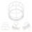 4 Pcs Adjustable Sprinkler Cage Guard For Ceiling Light 11