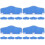 16 Pcs Hard Hat Sweatband Absorbent Washable Liner Cooling 7